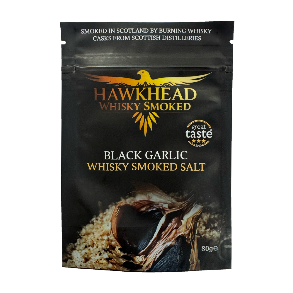 Black Garlic Whisky Smoked Salt