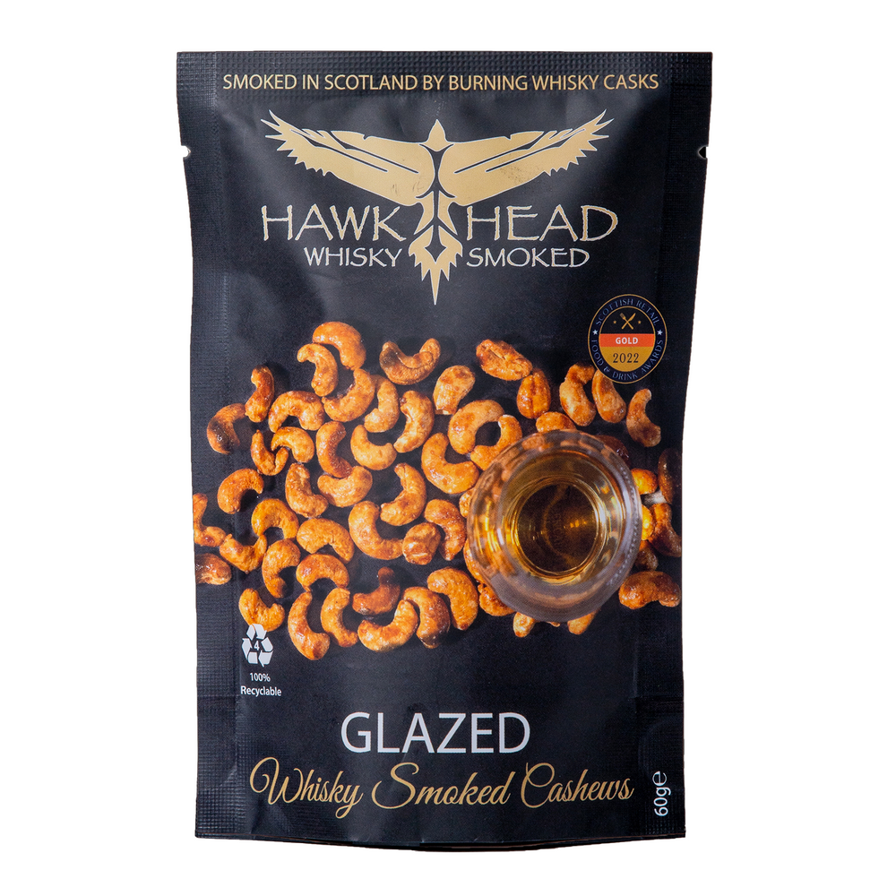 
                  
                    Load image into Gallery viewer, Whisky Smoked Glazed Cashews
                  
                