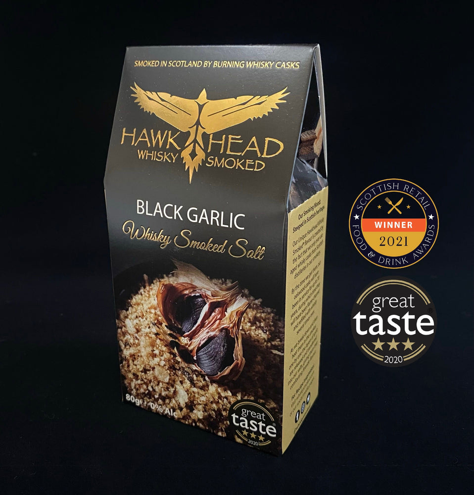 Black Garlic Whisky Smoked Salt