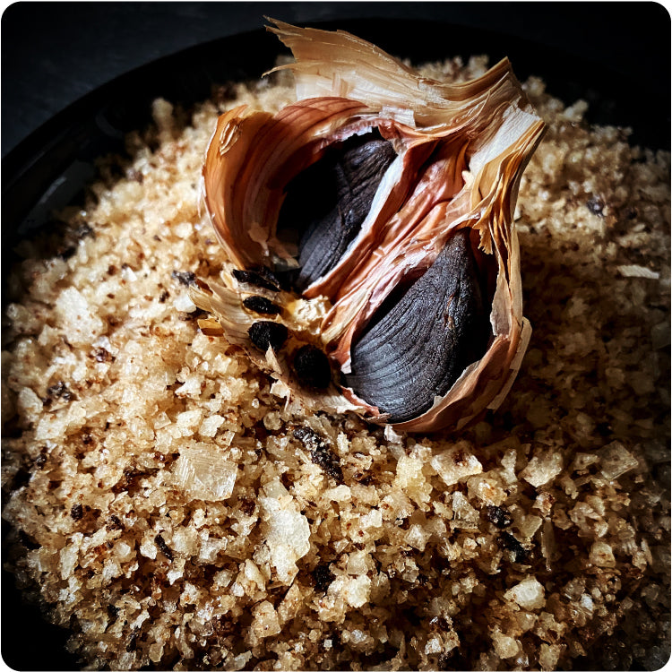 
                  
                    Load image into Gallery viewer, Black Garlic Whisky Smoked Salt
                  
                